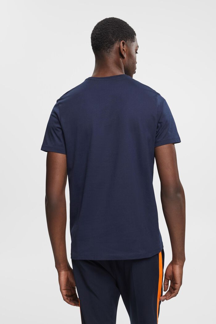 T-shirt de coupe Slim Fit en coton Pima, NAVY, detail image number 3