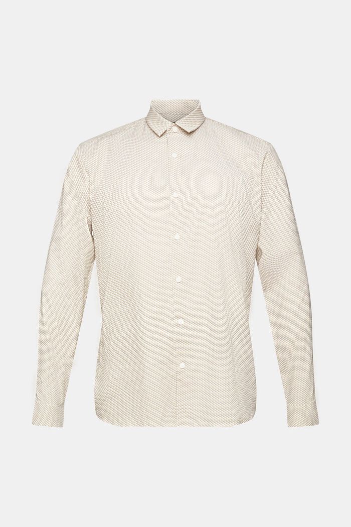 T-shirt en coton durable à motif, KHAKI BEIGE, detail image number 6