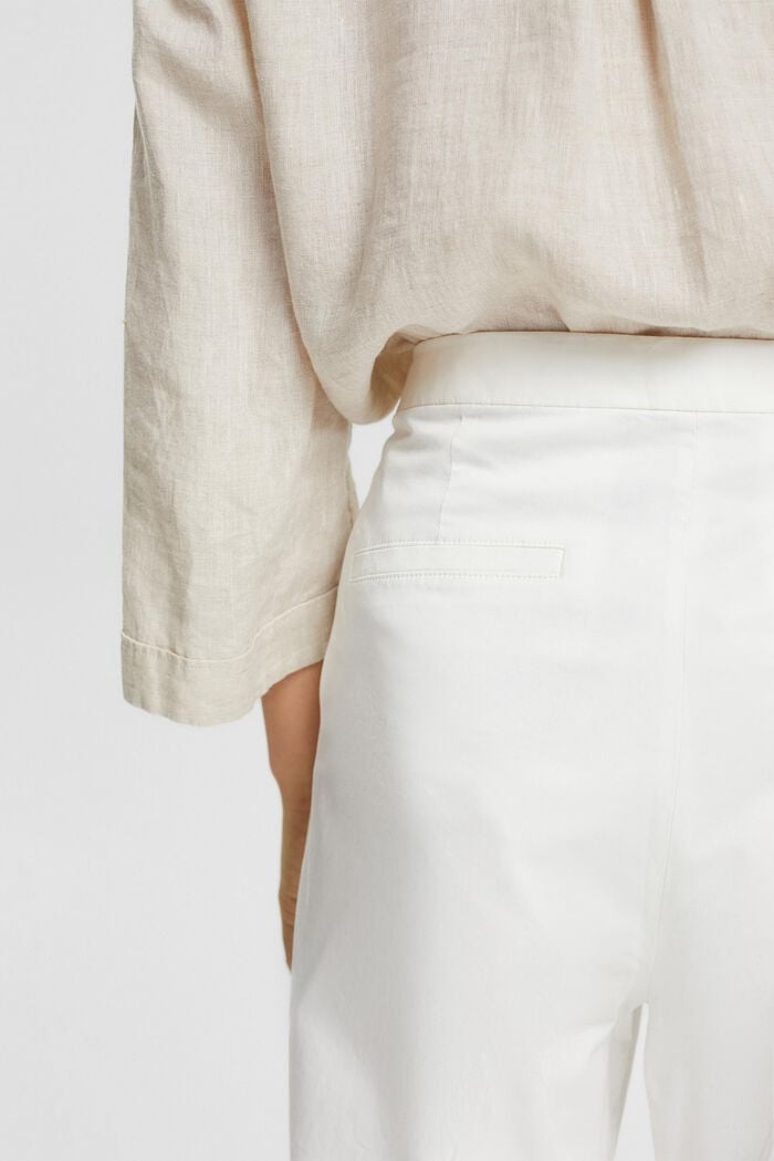Pantalon taille haute, WHITE, detail image number 3