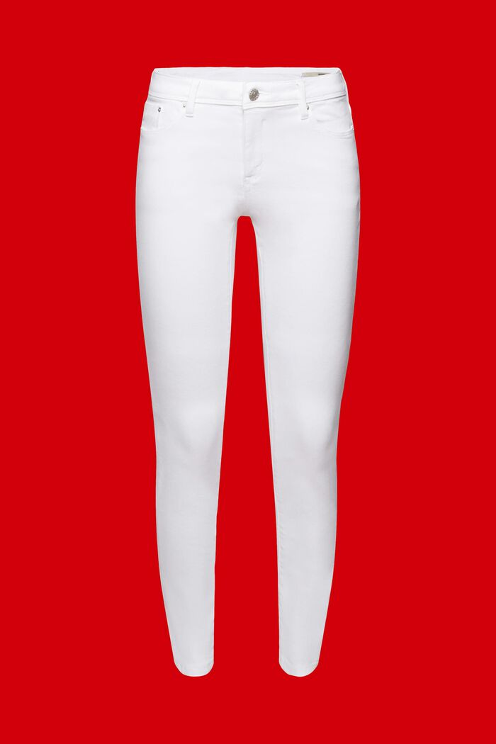 Jean Skinny en coton, WHITE, detail image number 6