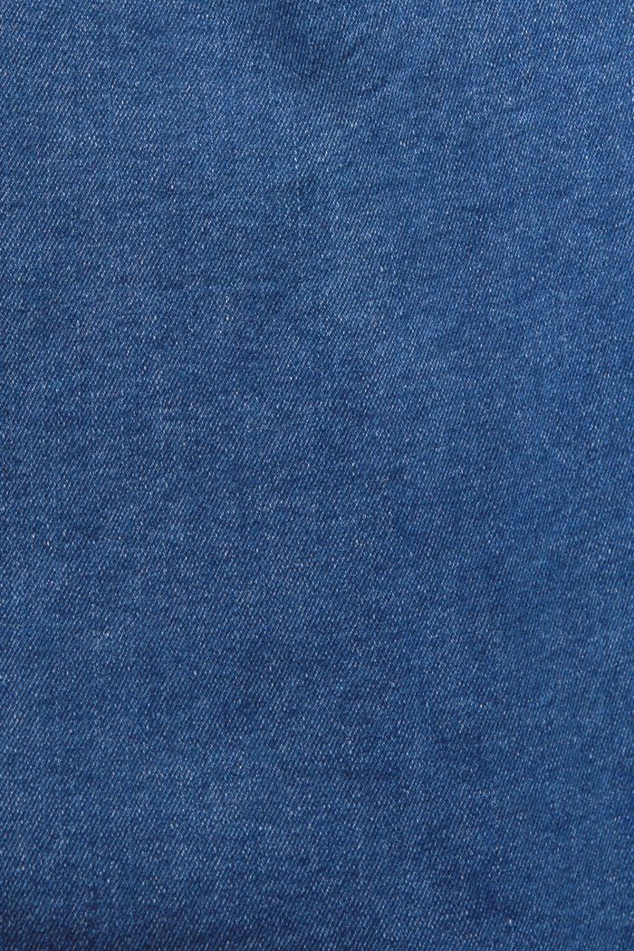Jeans-Minikleid im Hemdstil, BLUE MEDIUM WASHED, detail image number 4
