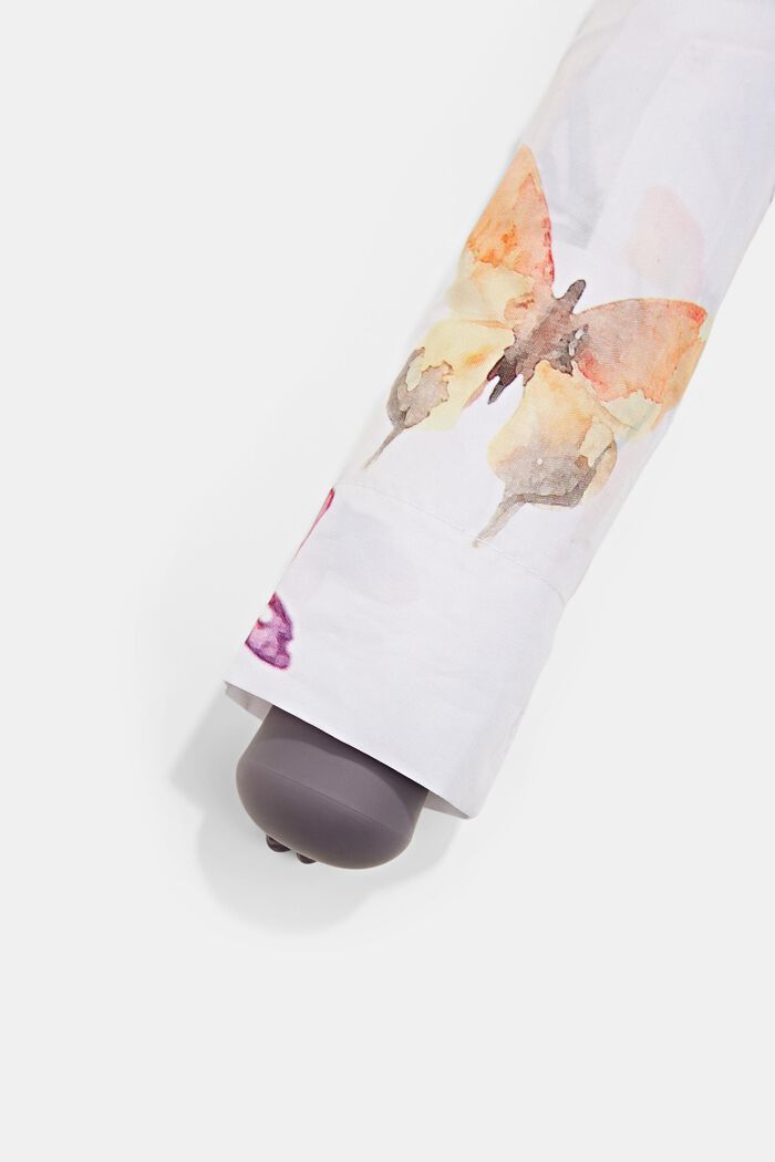Parapluie de poche à imprimé papillon