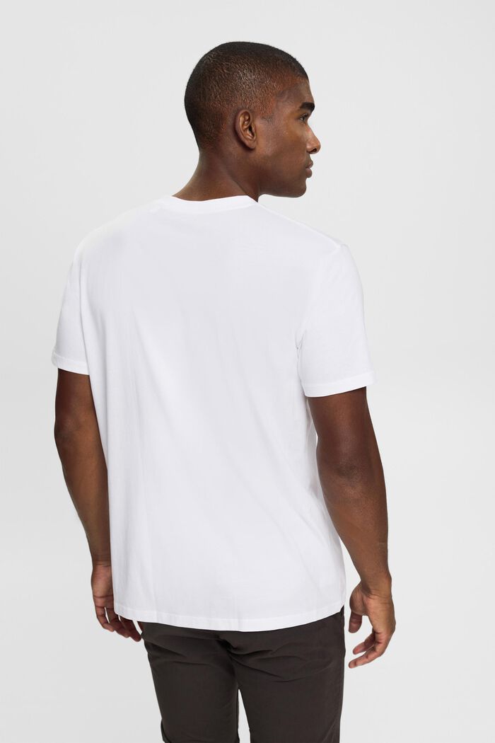 T-shirt en jersey, 100 % coton, WHITE, detail image number 3