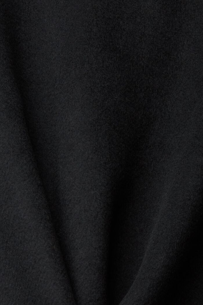 Mini-jupe en laine mélangée, BLACK, detail image number 5
