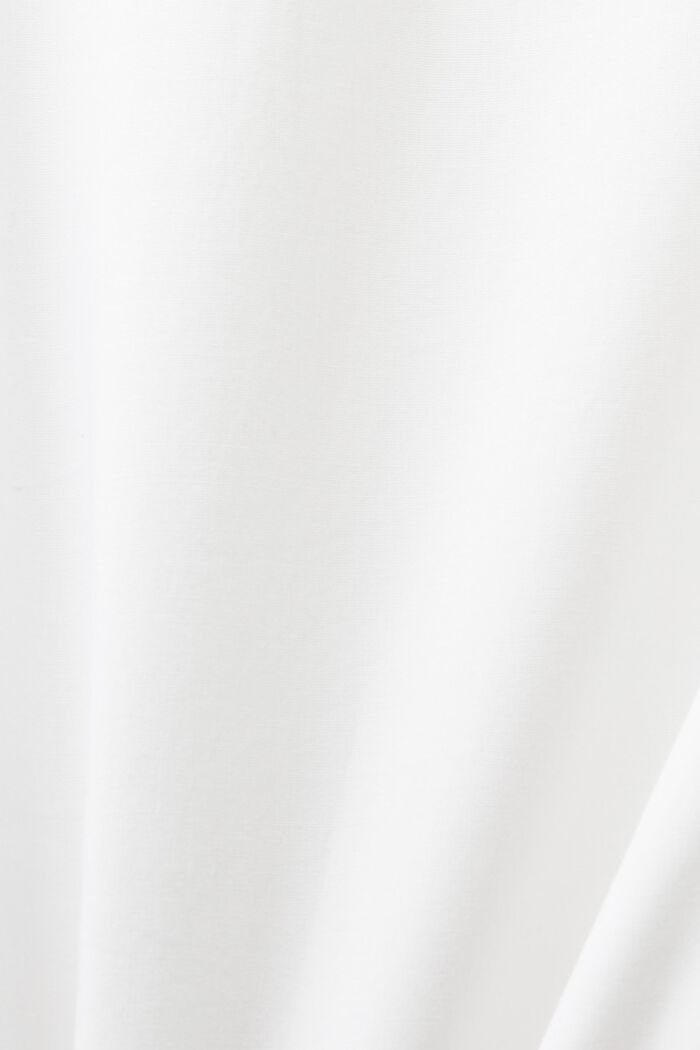 Chemise en popeline à manches longues, WHITE, detail image number 5