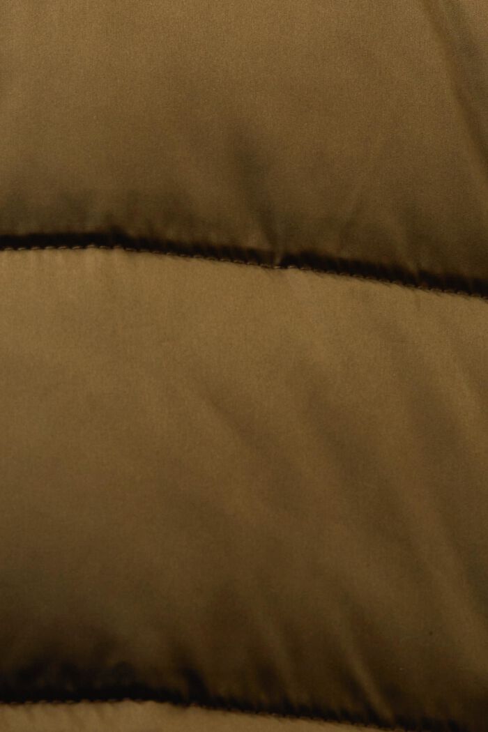 Doudoune longue à capuche, DARK KHAKI, detail image number 5