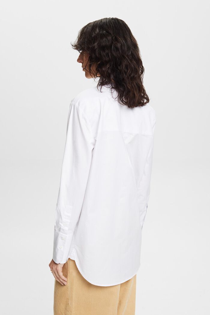 Chemisier de coupe Loose Fit, WHITE, detail image number 4