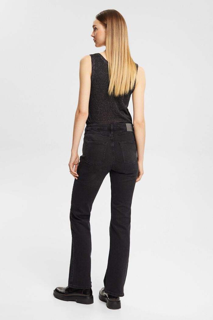 Bootcut Jeans mit mittlerer Bundhöhe, BLACK DARK WASHED, detail image number 3