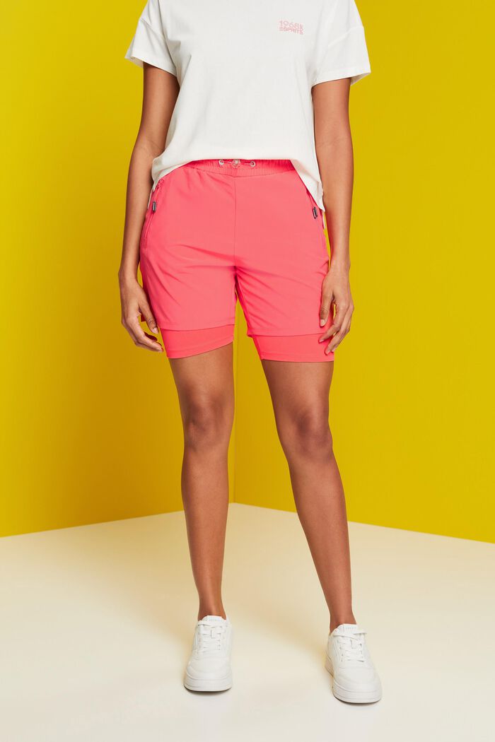 Shorts knitted, CORAL, detail image number 0