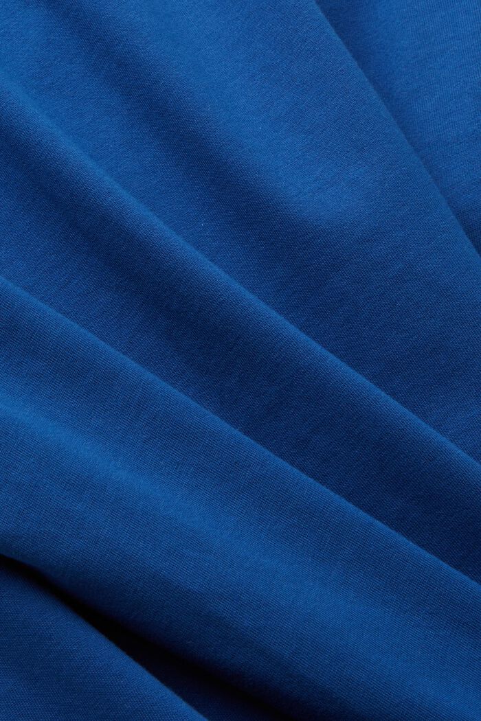 T-shirt en coton à imprimé dauphin, BRIGHT BLUE, detail image number 4