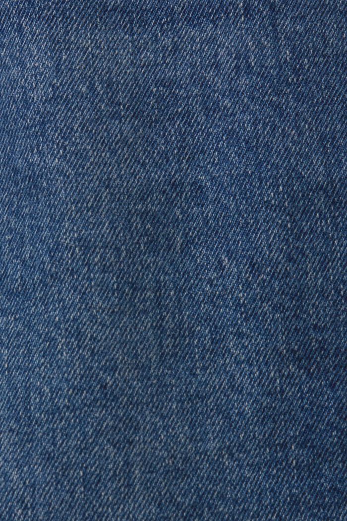 Jean rétro taille haute de coupe Wide Fit, BLUE LIGHT WASHED, detail image number 6