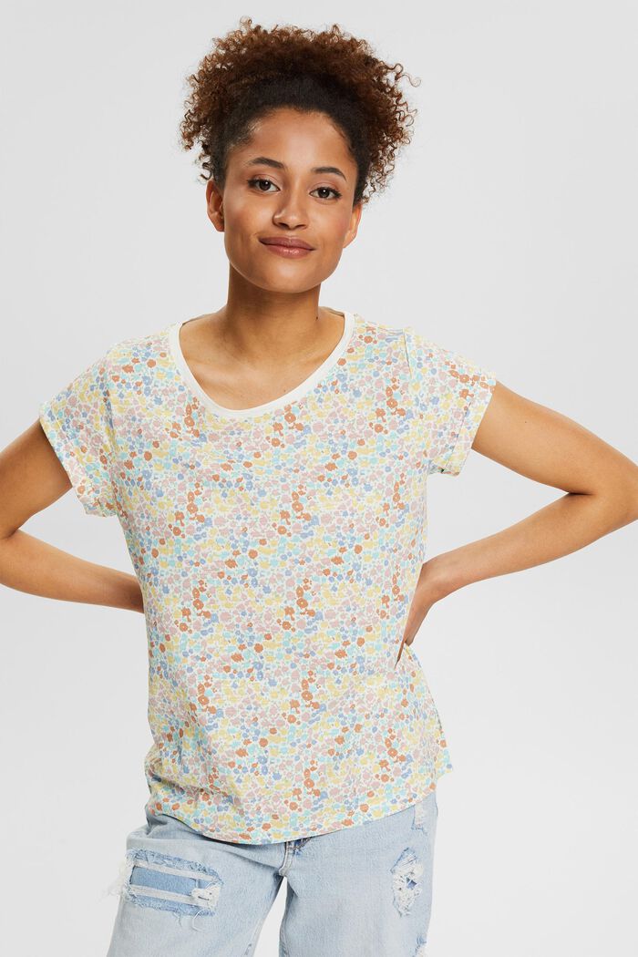 T-shirt à imprimé, 100 % coton biologique, NEW OFF WHITE, detail image number 0