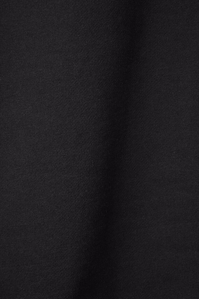 Logo-Sweatpants aus Baumwollfleece, BLACK, detail image number 5