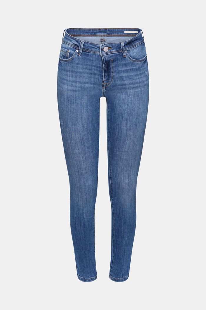 Skinny Stretch-Jeans, BLUE MEDIUM WASHED, detail image number 5