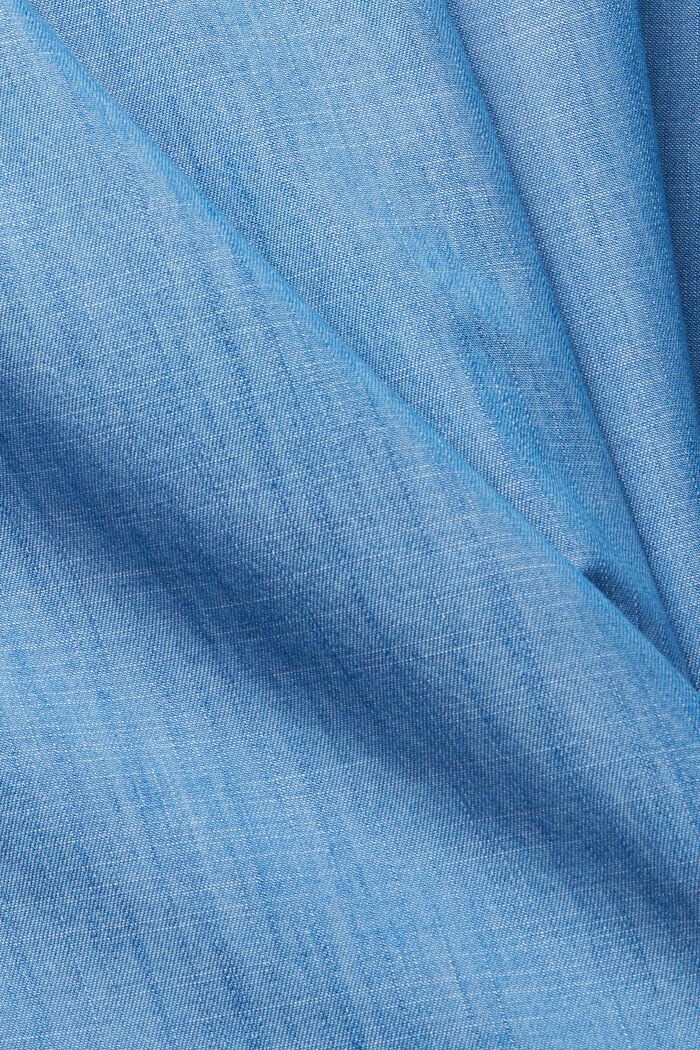 En TENCEL™ : la robe longueur midi d’aspect denim, BLUE MEDIUM WASHED, detail image number 5