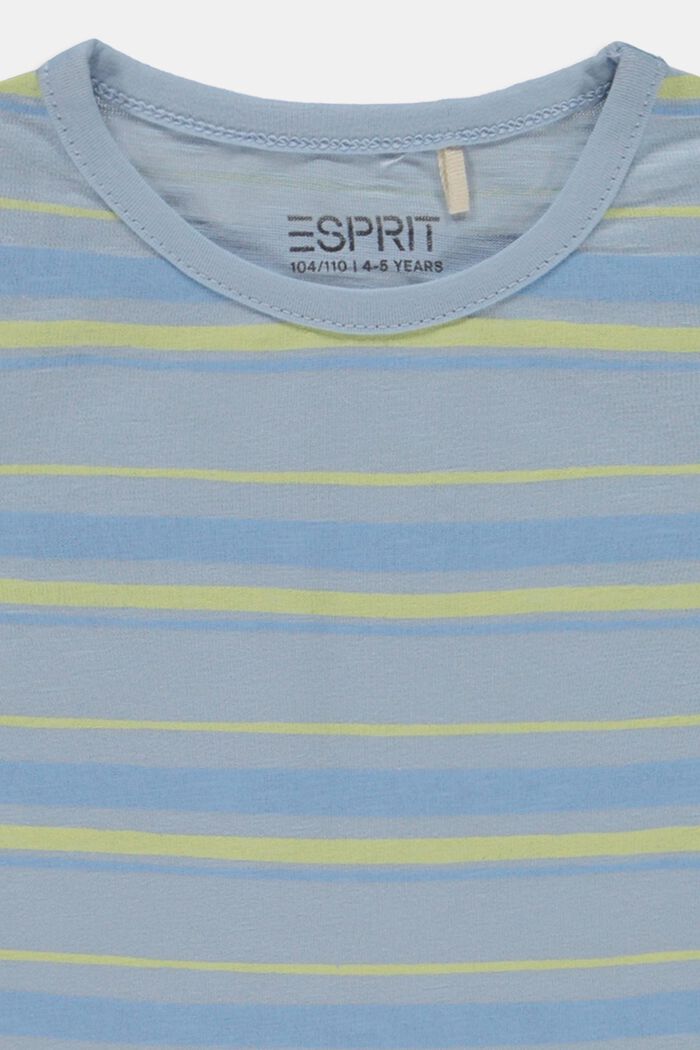 T-shirt au look rayé, 100 % coton, BLUE LAVENDER, detail image number 2