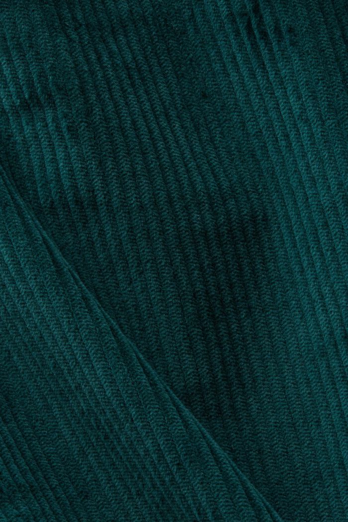 Mini-jupe en velours côtelé, EMERALD GREEN, detail image number 5