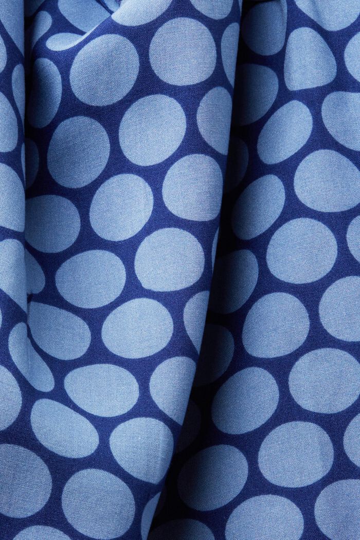 Kurzer Pyjama mit Pünktchenprint, DARK BLUE, detail image number 4