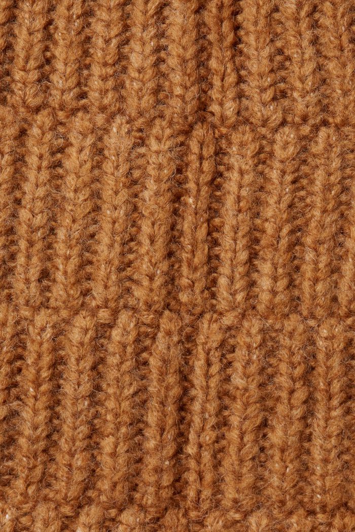 Pull sans manches en laine mélangée, LIGHT BROWN, detail image number 1