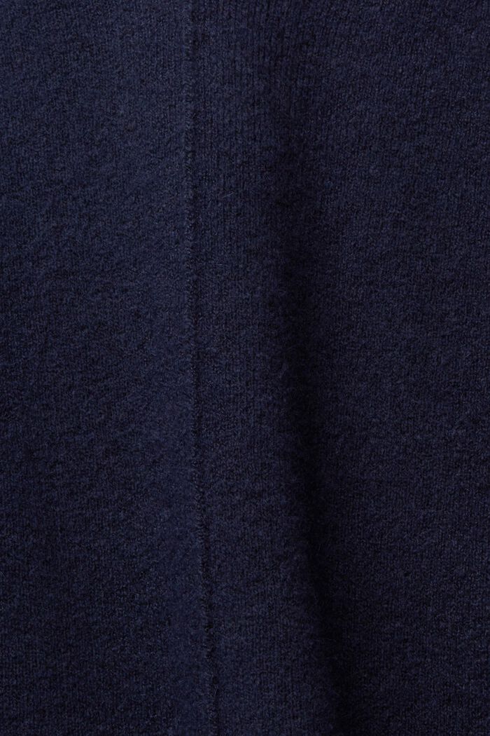 Mit Wolle: flauschiger Pullover, NAVY, detail image number 1