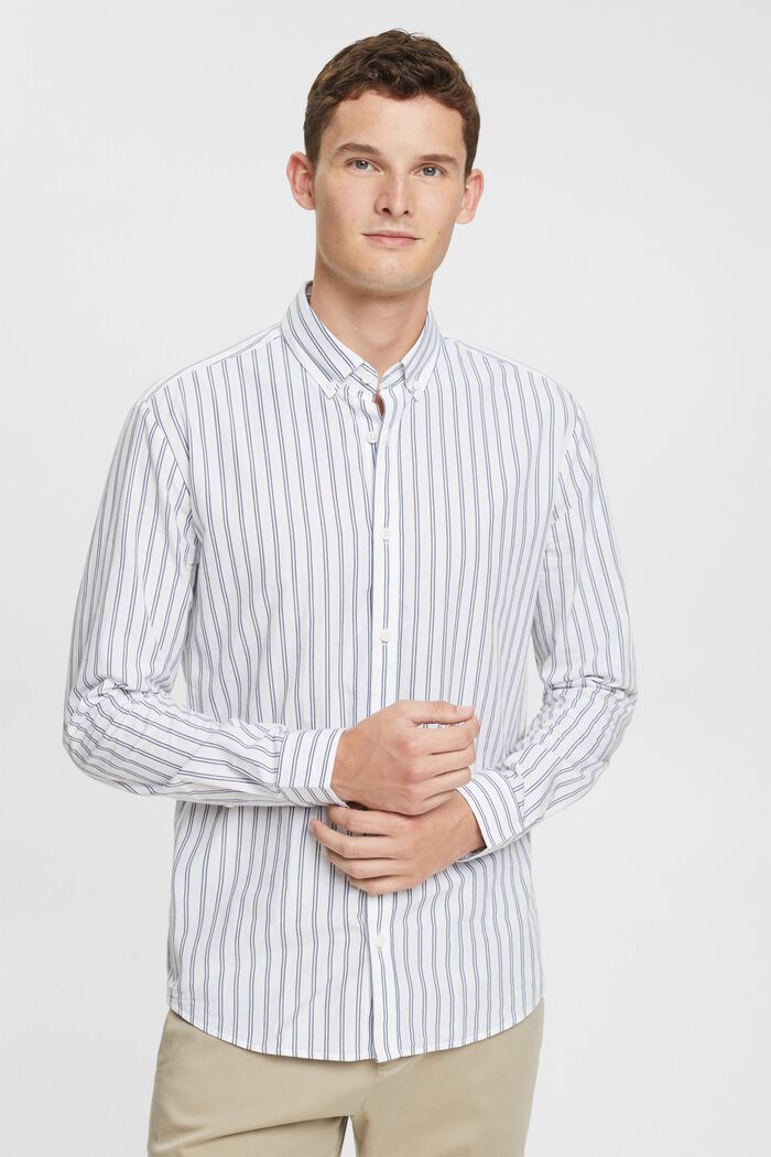 Shirts woven Loose Fit, WHITE, overview