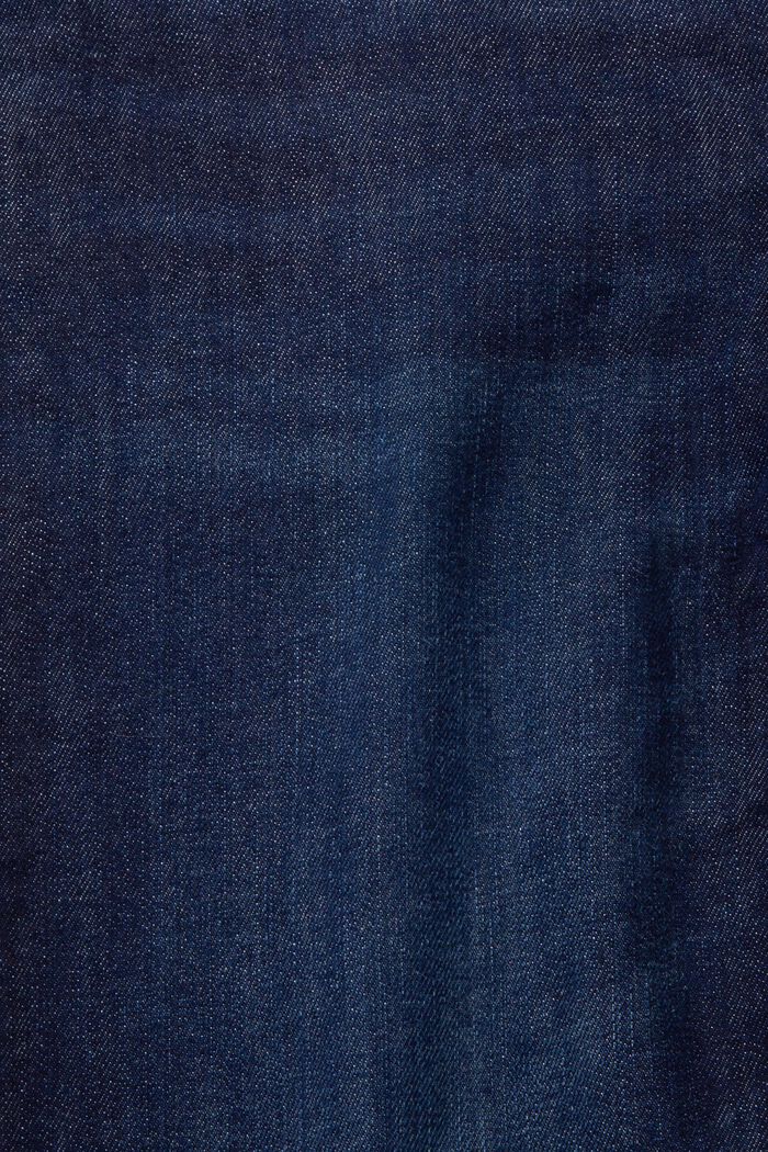 Jean à jambes larges, BLUE DARK WASHED, detail image number 6