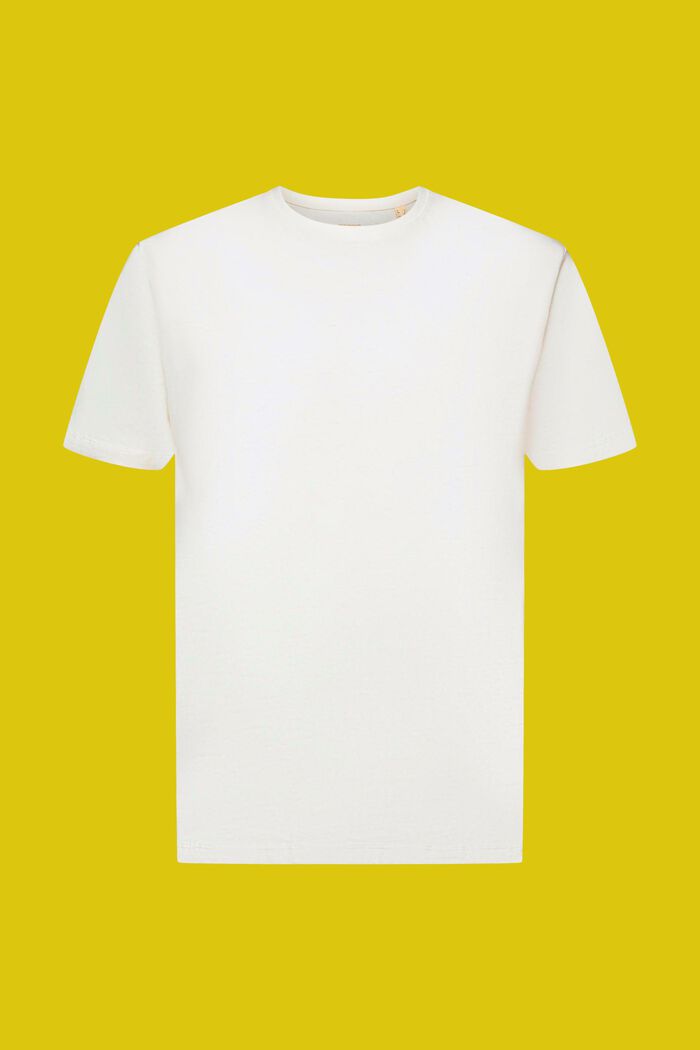 Jersey T-Shirt, Baumwolle-Leinen-Mix, ICE, detail image number 6