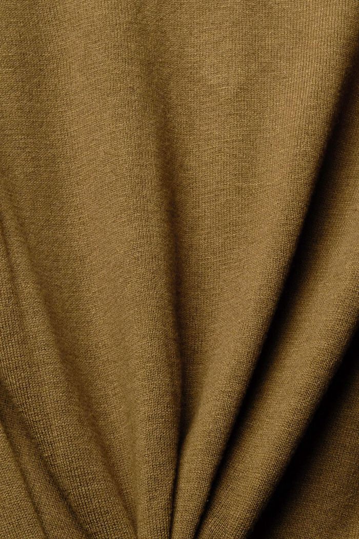 Pullover mit V-Ausschnitt, KHAKI GREEN, detail image number 1