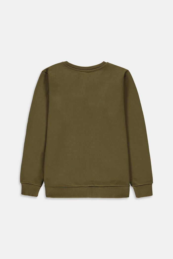 Sweatshirt mit Print, 100% Baumwolle