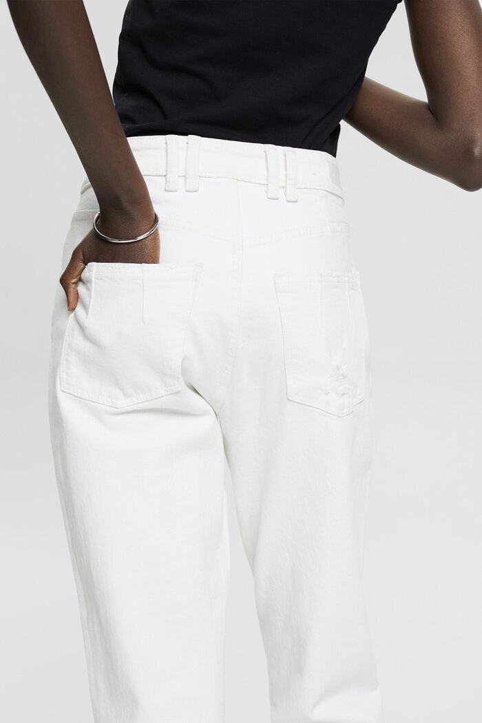 Jean à jambes droites, OFF WHITE, detail image number 2