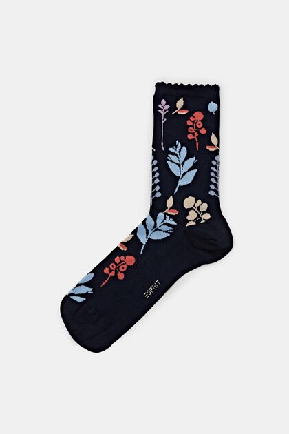 Socken mit floralem Muster