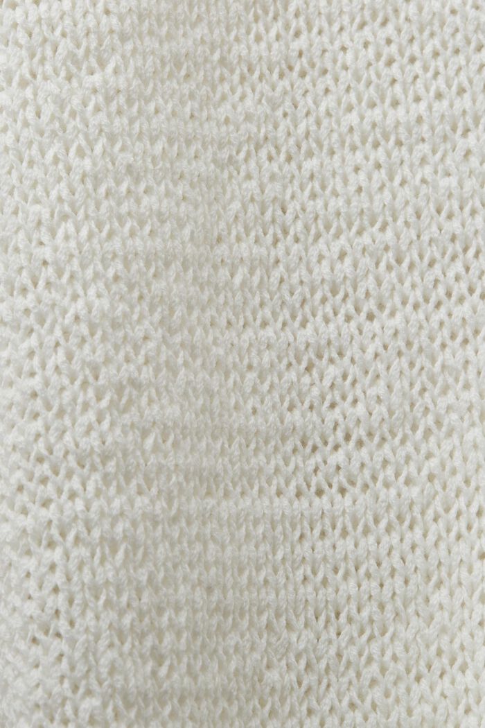 Pull-over CURVY en maille ample, OFF WHITE, detail image number 4