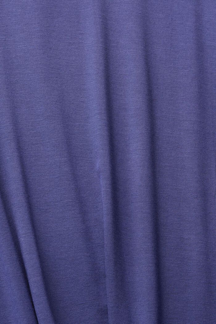Pyjama mit Spitzen-Details, LENZING™ ECOVERO™, BRIGHT BLUE, detail image number 4