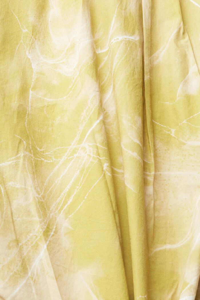 Hemd mit Marmor-Print, LIME YELLOW, detail image number 4