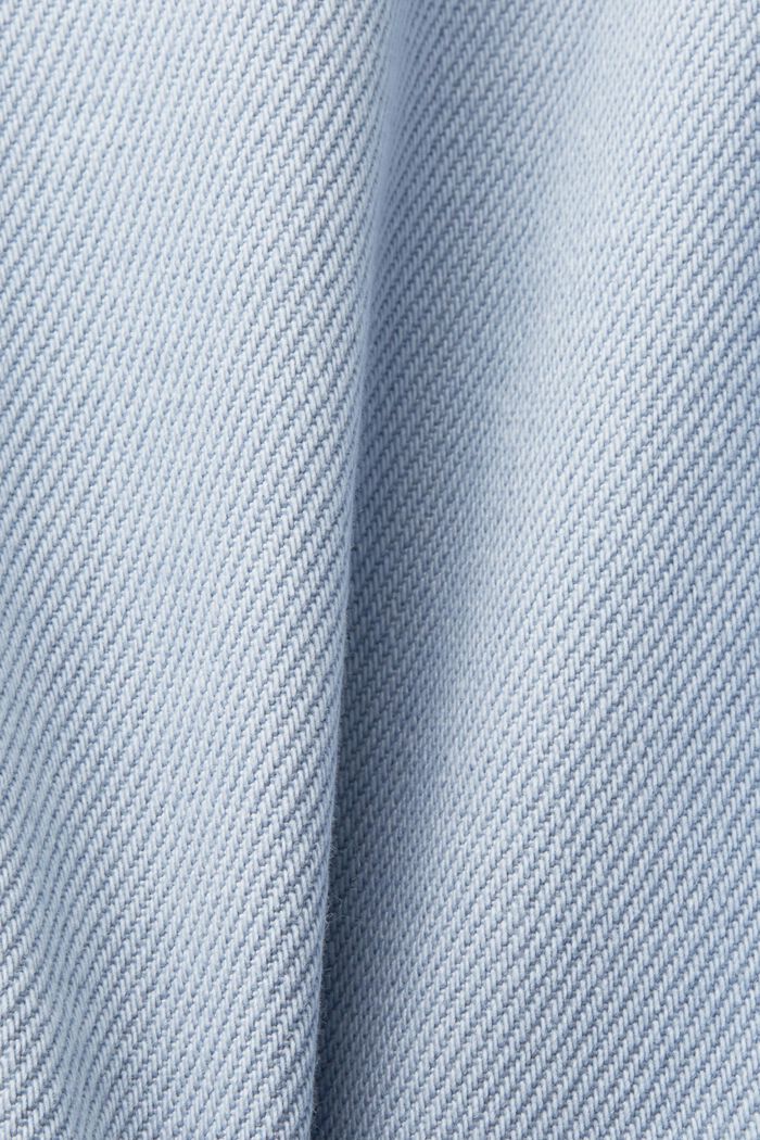 Short en jean à taille haute et bord roulotté, LIGHT BLUE LAVENDER, detail image number 6