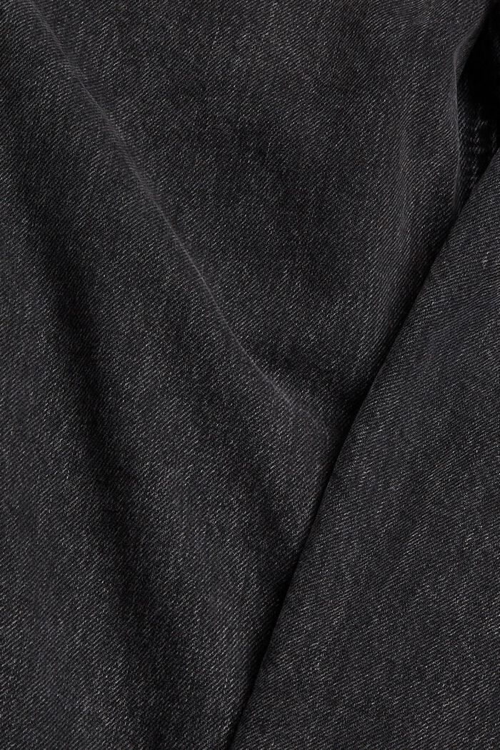Jean paper pag en coton bio, BLACK DARK WASHED, detail image number 4