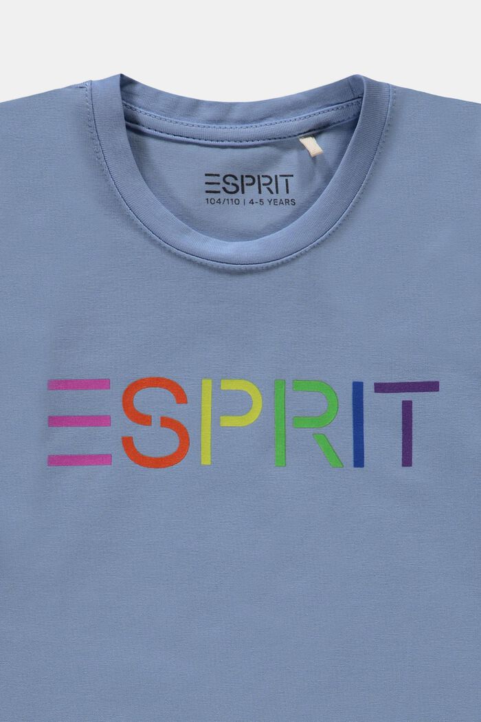 T-Shirt mit buntem Logo-Print, BRIGHT BLUE, detail image number 2