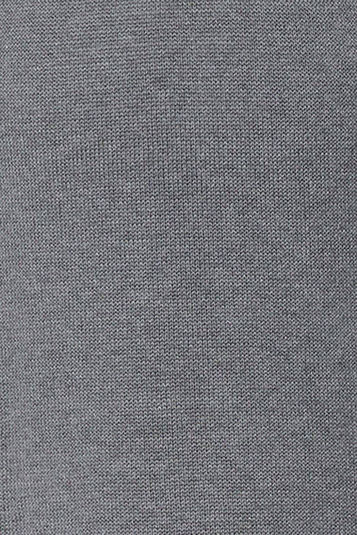 Robe en maille en coton biologique mélangé, MEDIUM GREY, detail image number 3