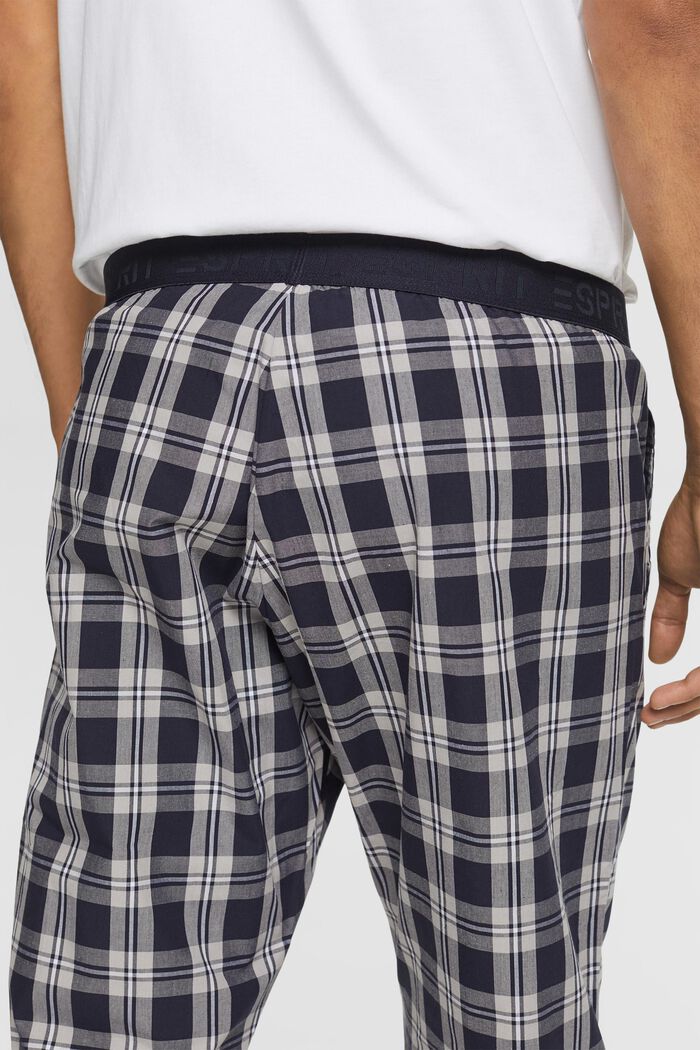 Pantalon de pyjama à carreaux, NAVY, detail image number 3