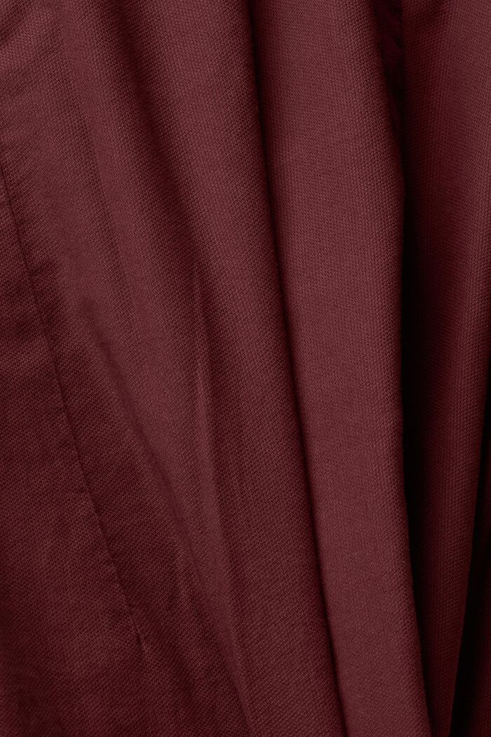 Button-Down-Hemd aus Baumwolle, BORDEAUX RED, detail image number 5