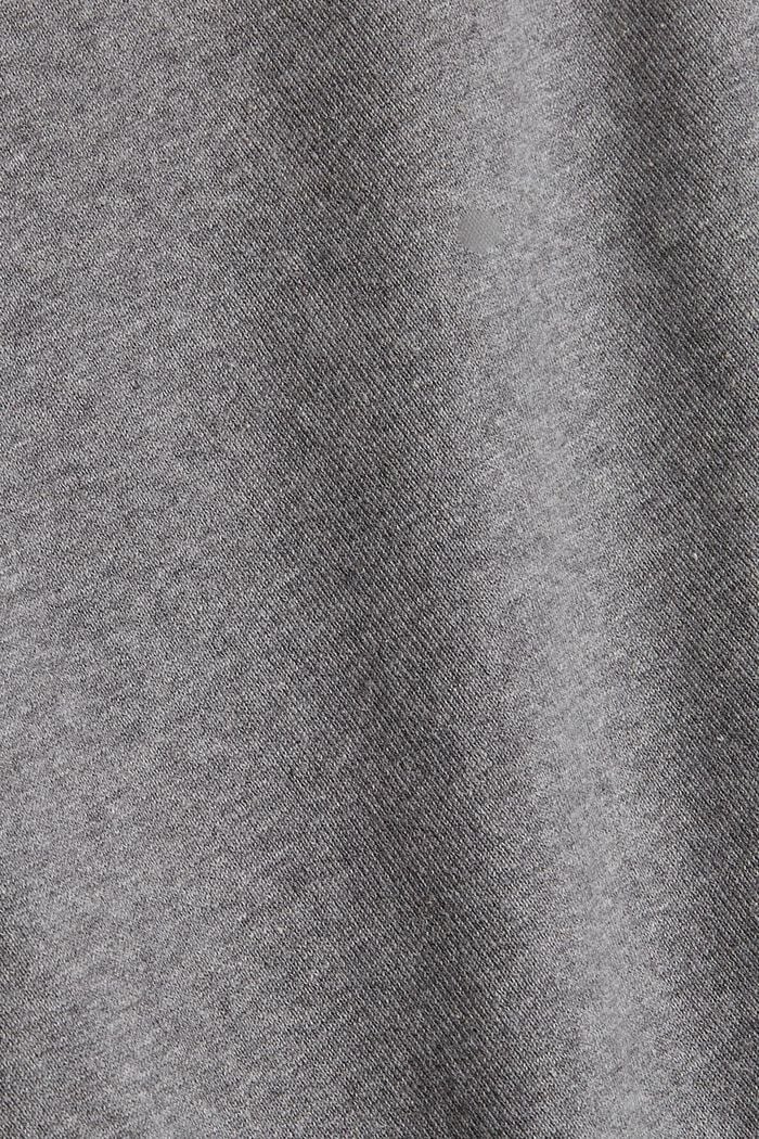 Robe-pull basique en coton mélangé, GUNMETAL, detail image number 4