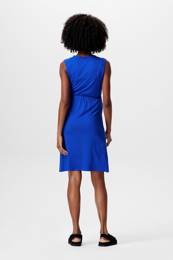 MATERNITY Ärmelloses Kleid mit V-Ausschnitt, ELECTRIC BLUE, detail image number 2