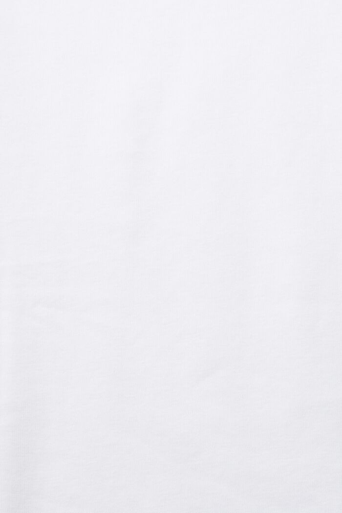 Longsleeve aus Bio-Baumwolle mit Logo, WHITE, detail image number 5