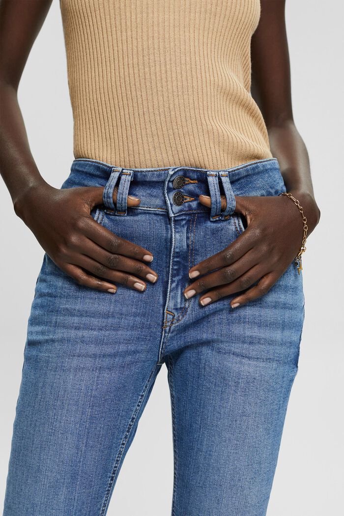 Jeans aus Baumwoll-Stretch, BLUE MEDIUM WASHED, detail image number 2
