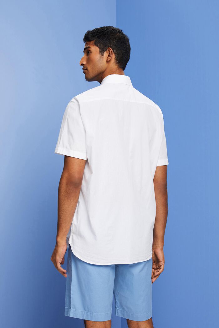 Kurzärmeliges Hemd, WHITE, detail image number 3
