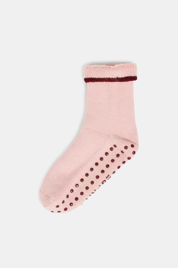 Douces chaussettes antidérapantes, laine mélangée, ENGLISH ROSE, detail image number 0