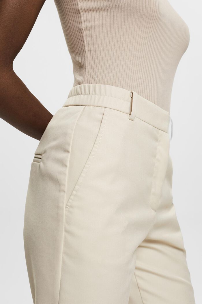 Pantalon taille haute à jambes larges, LIGHT TAUPE, detail image number 2