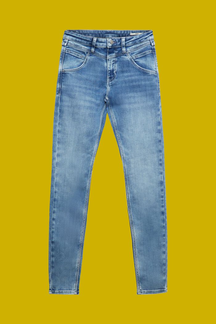 Jean en coton durable, BLUE LIGHT WASHED, detail image number 5