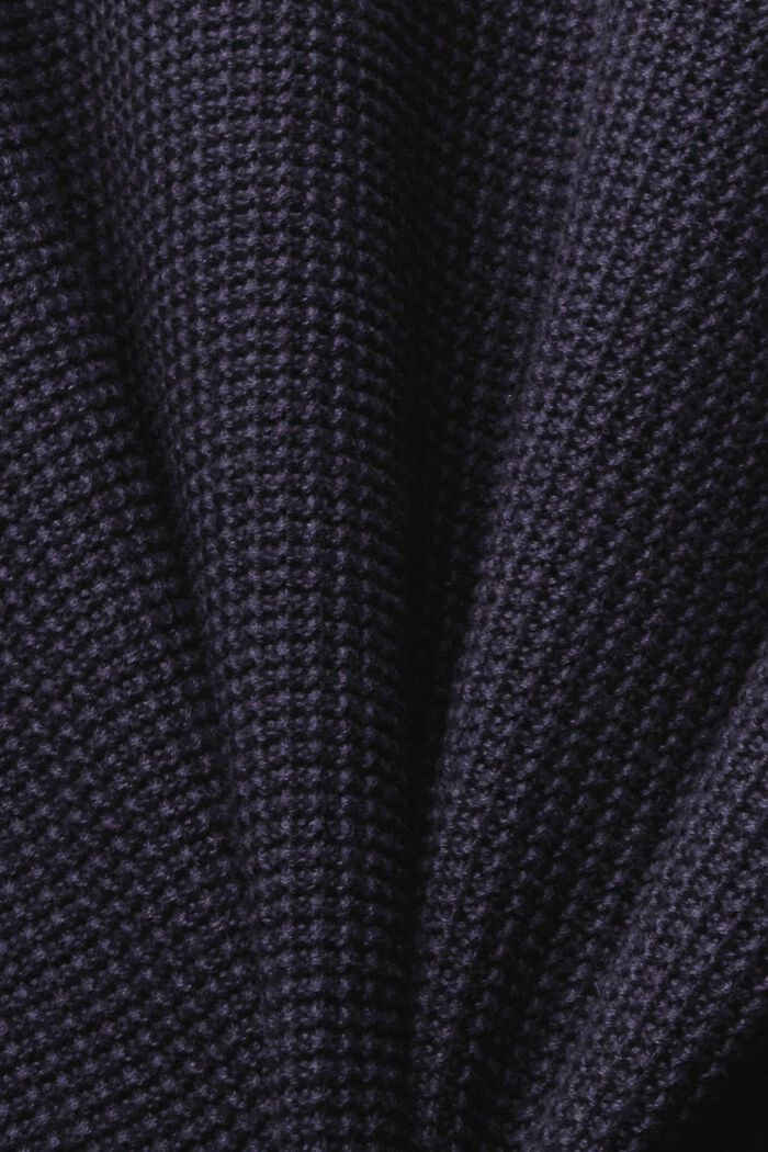 Pullover aus reiner Baumwolle, NAVY, detail image number 1