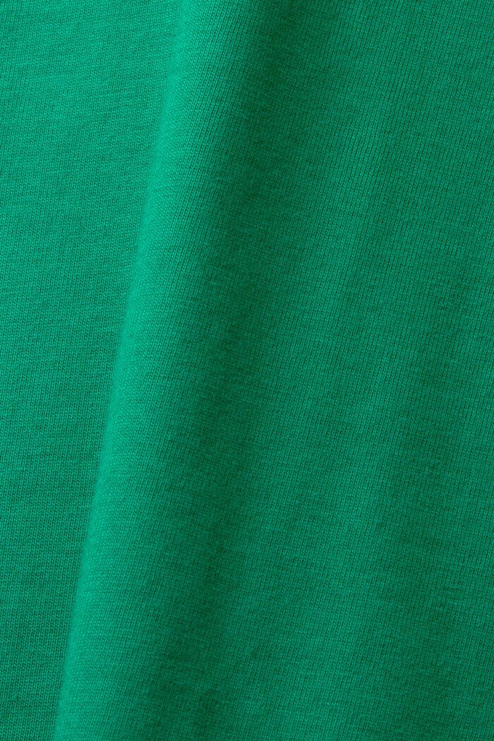 T-shirt en coton à logo imprimé, DARK GREEN, detail image number 5